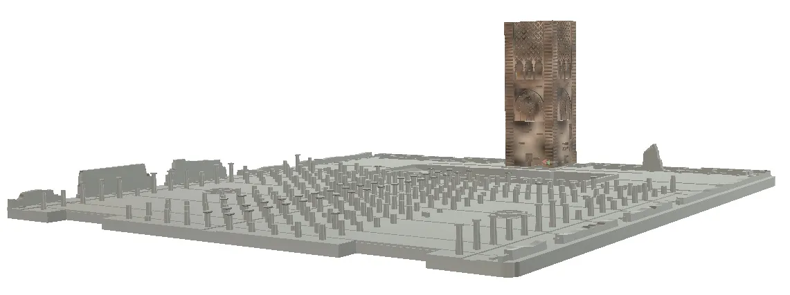 Tiêu đề Tháp Hassan - Rabat Maroc Tóm tắt Bản thu nhỏ d