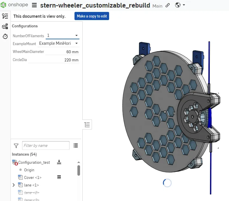 Tiêu đề Bộ đệm dây tóc Stern-Wheeler có thể tùy chỉnh Tóm