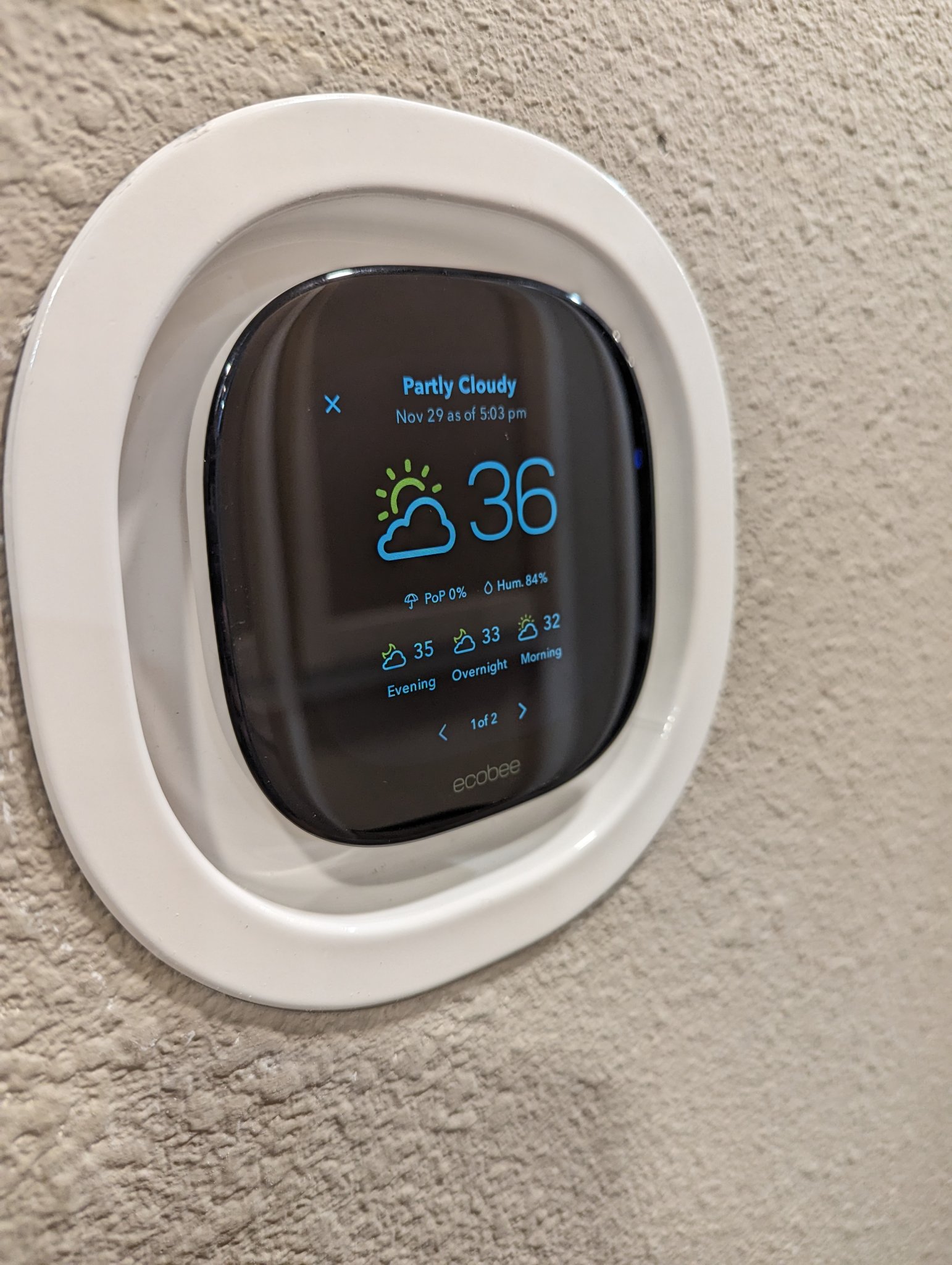 Tiêu đề EcoBee Flush Mount Tóm tắt Giá gắn phẳng cho EcoBee DANH