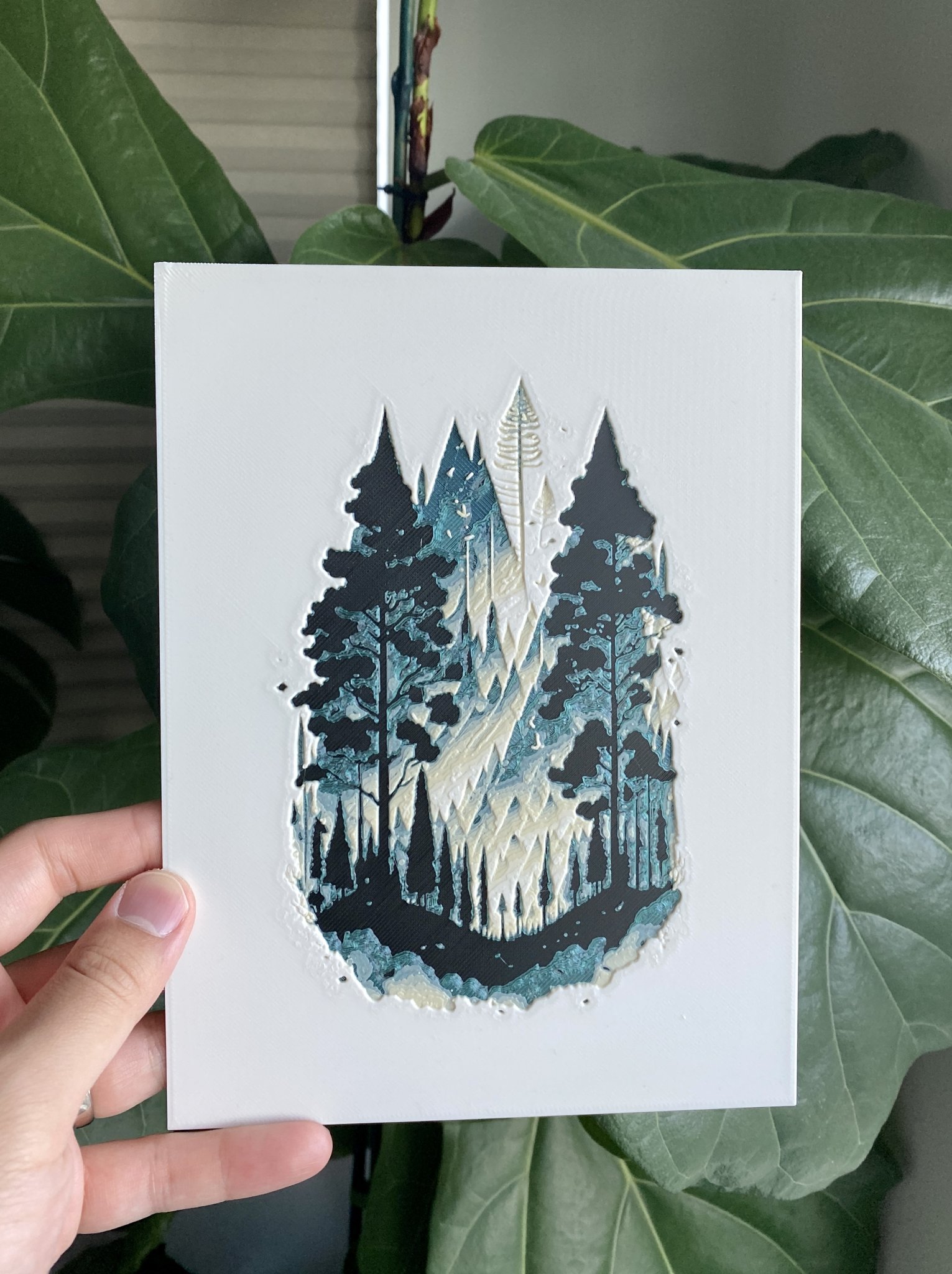 Tiêu đề HUEFORGE - PINE FOREST WINTER Tóm tắt Tranh 3D rừng thông v