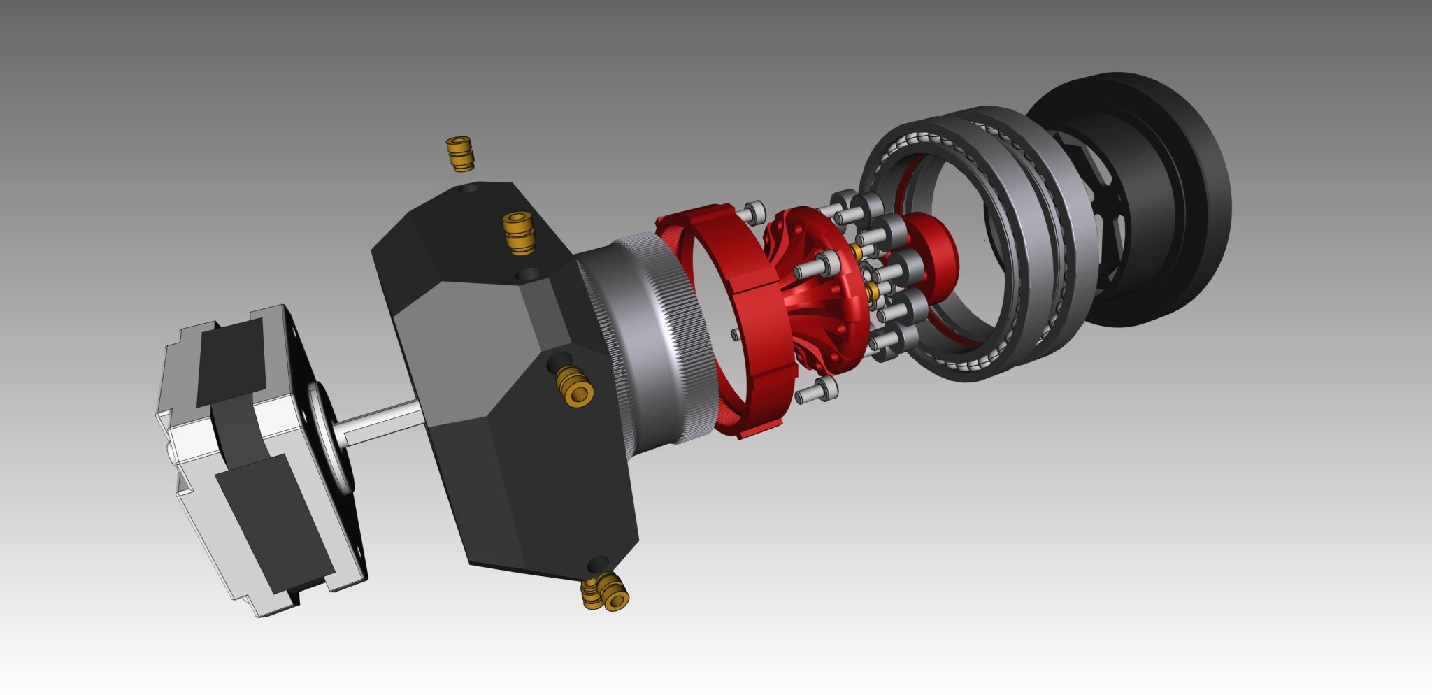 Compact 90:1 Harmonic Drive