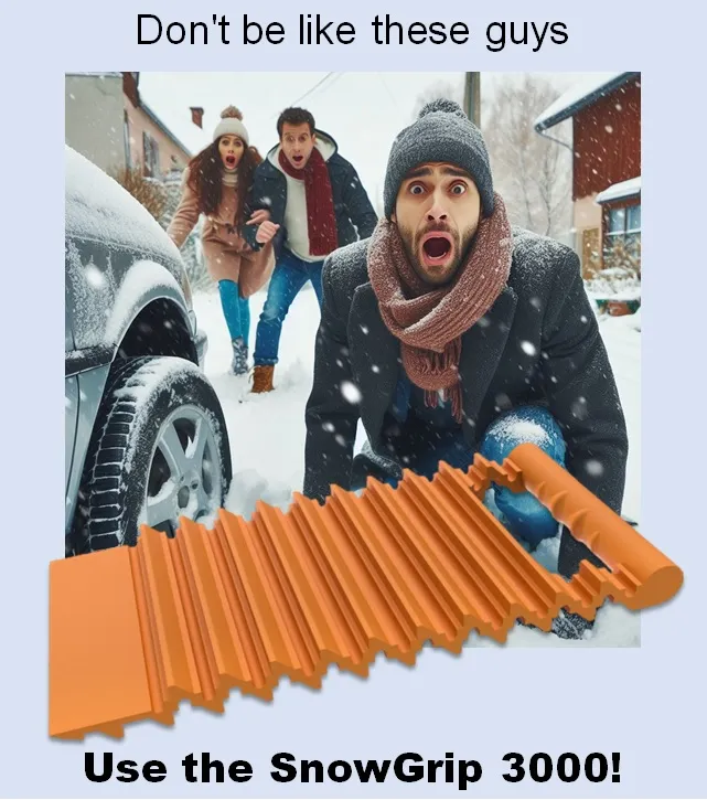 Tiêu đề SnowGrip 3000 - Giải pháp kéo với máy cạo băng tích hợ