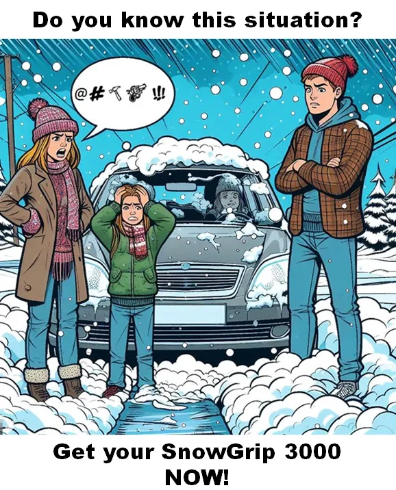 Tiêu đề SnowGrip 3000 - Giải pháp kéo với máy cạo băng tích hợ