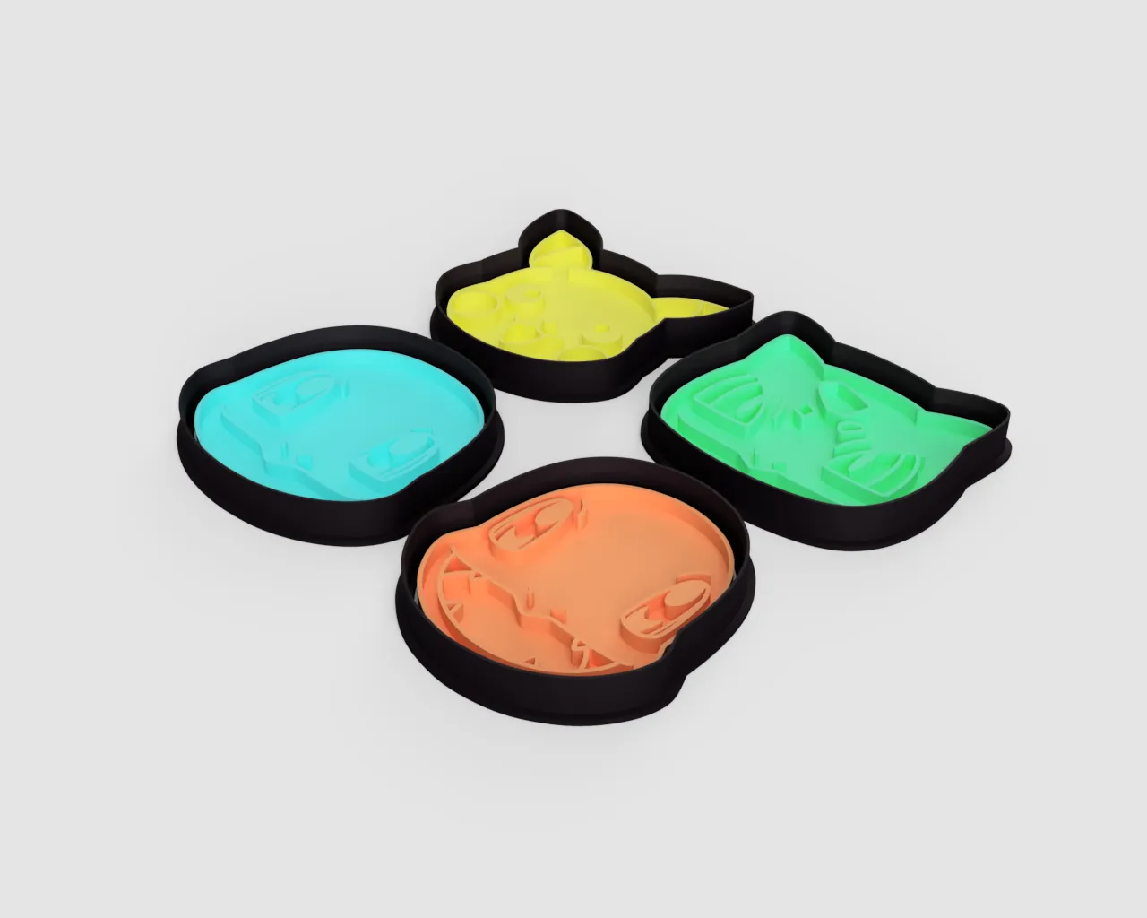 Cookie Cutters - Kanto Starters Pokemon Faces