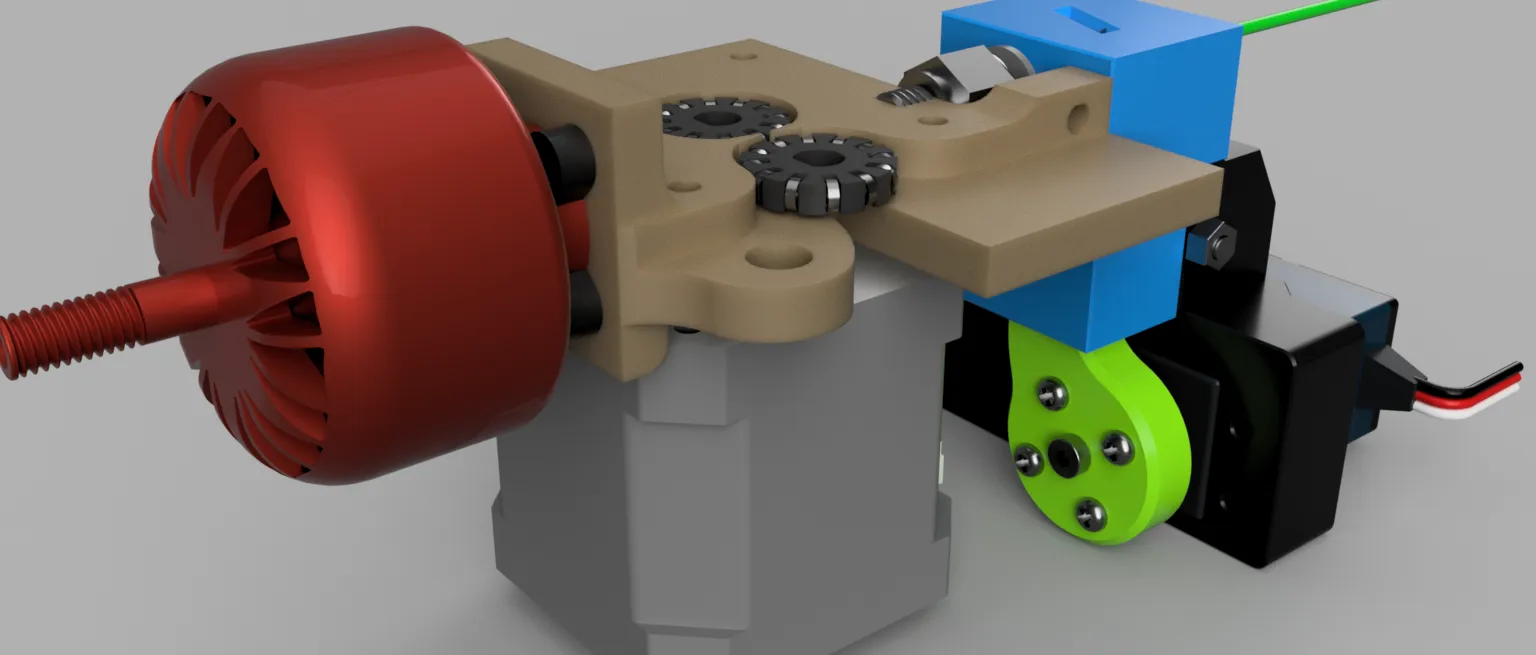 Omni wheel-pinch wheel extruder