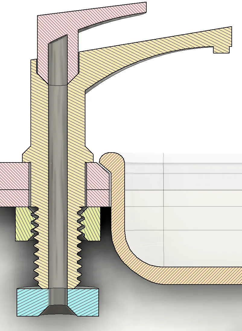 Doll House Kitchen Sink 1:12