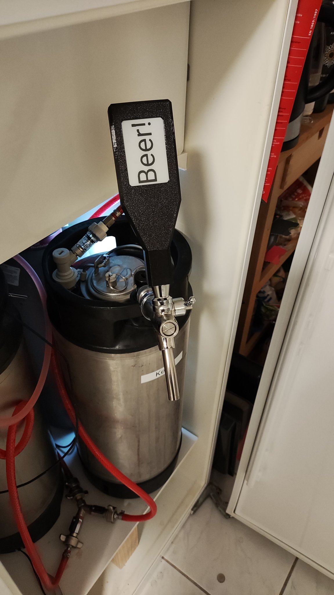 Tay Nắm Vòi Bia Có Màn Hình NFC E Ink (Ren Vặn)