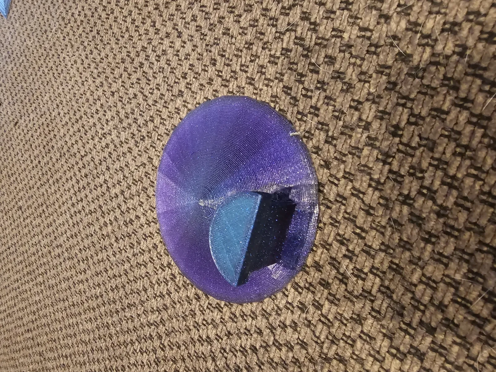 Round Fuel Door Ice Scraper - Offset