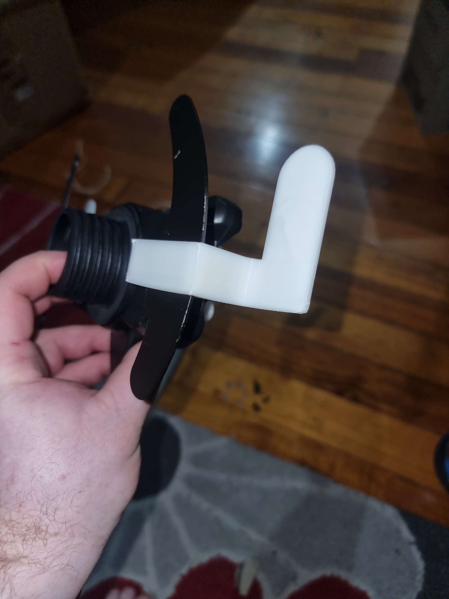 Thrustmaster T300 Wheel adaptor (with directional pad holder) + Paddle shifters.