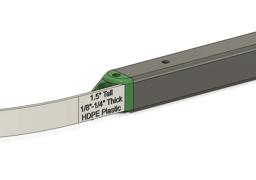 Đầu Nối Ray RC In Được Cho Ống Vuông 44MM ID / 50MM OD