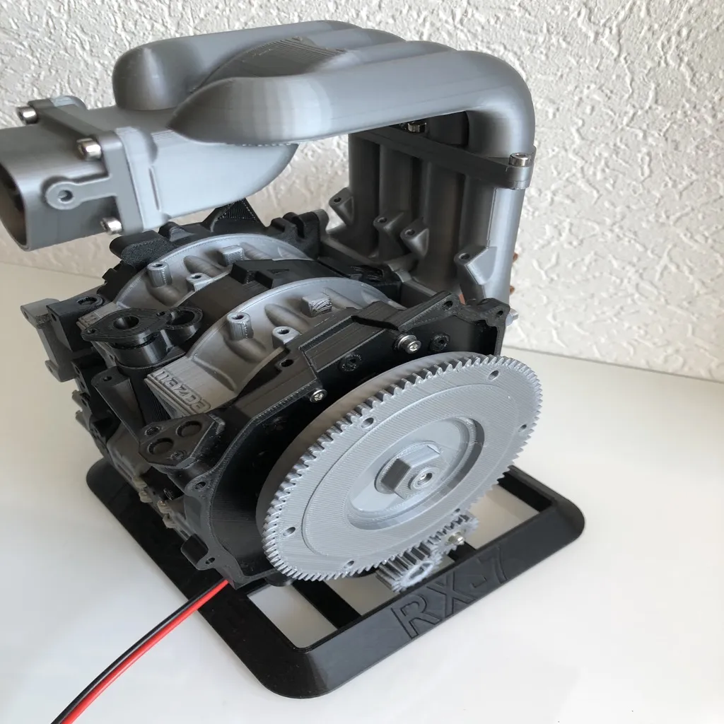 Tiêu đề Đế trưng bày động cơ quay Mazda RX7 Wankel 13B-REW của e