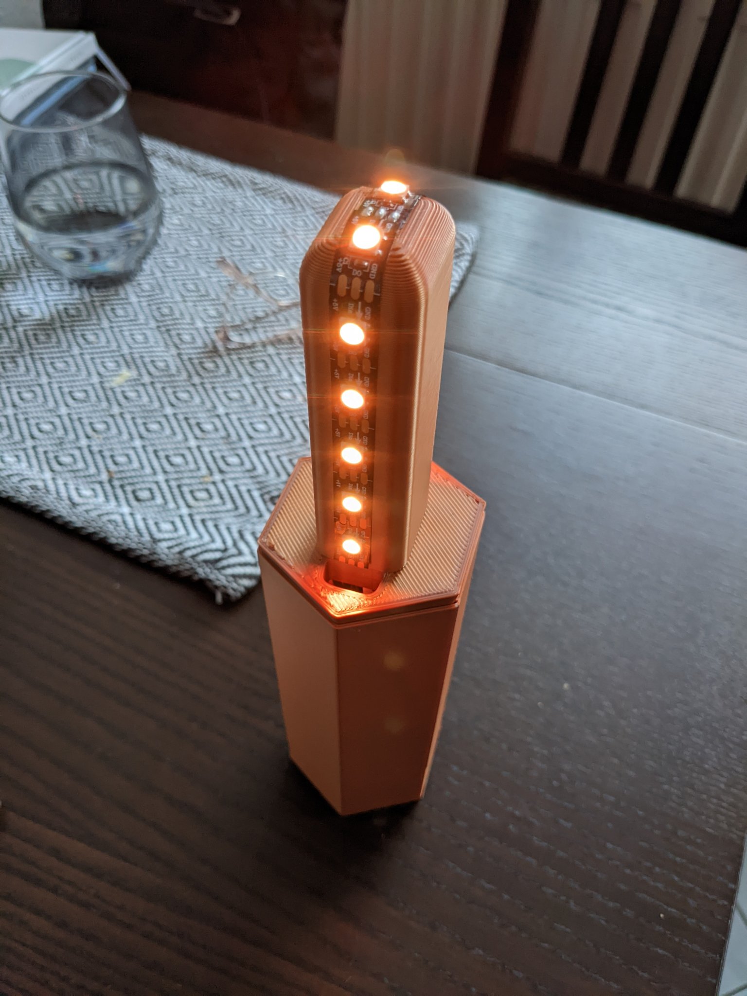 Motion detector LED lamp