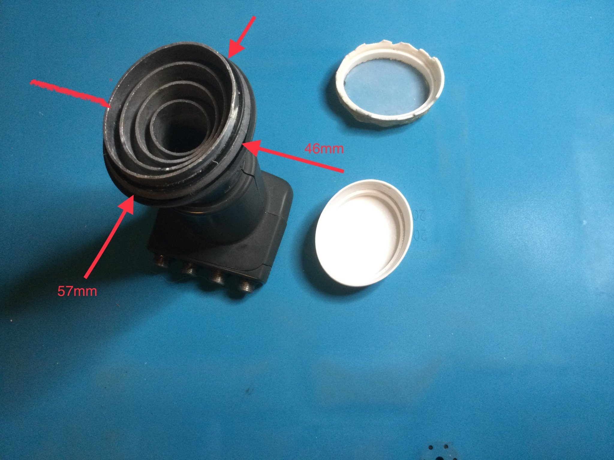 Vỏ trước hình Oval cho Zinwell Quad LMB