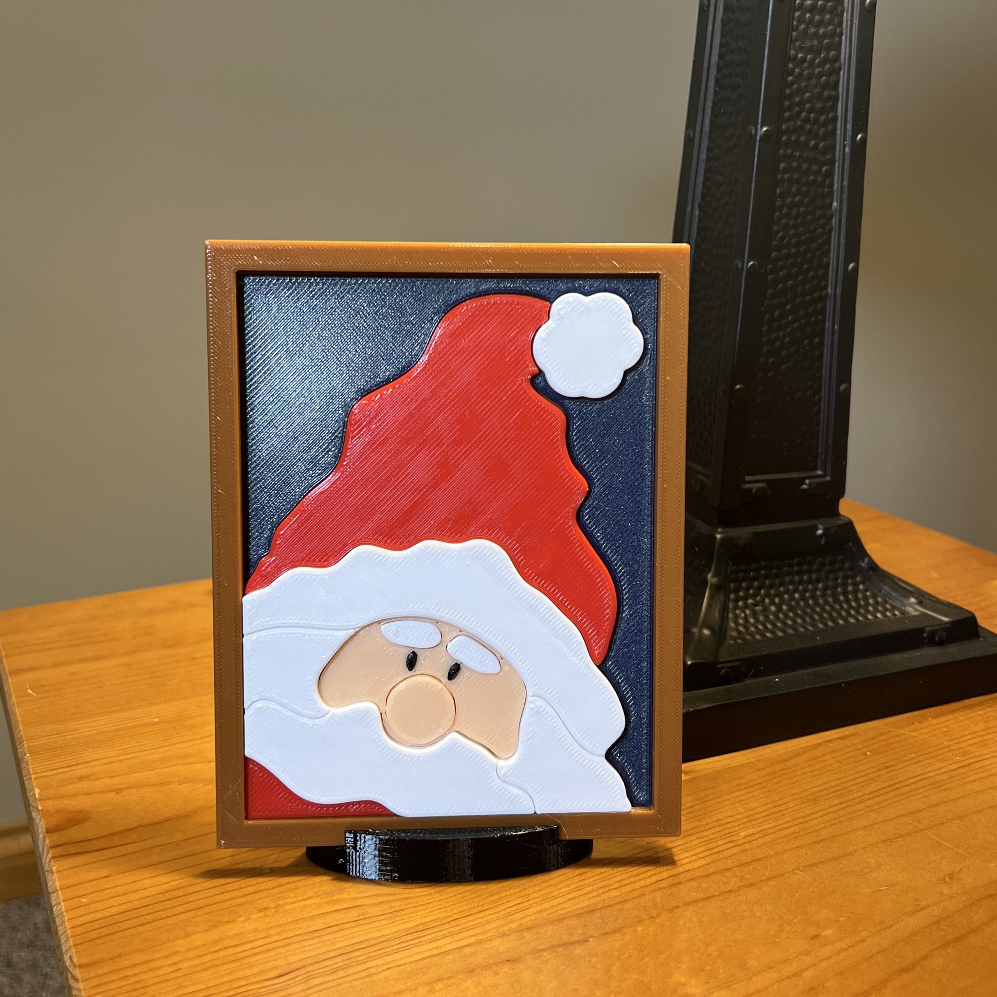 Tiêu đề Câu đố hình ông già Noel có giá đỡ Tóm tắt Câu đ