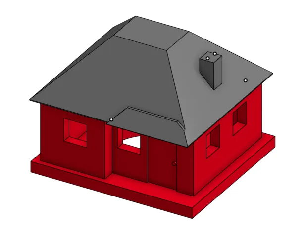 25 Days Of 3D printing Christmas advent calendar No. 2 Christmas Cottage