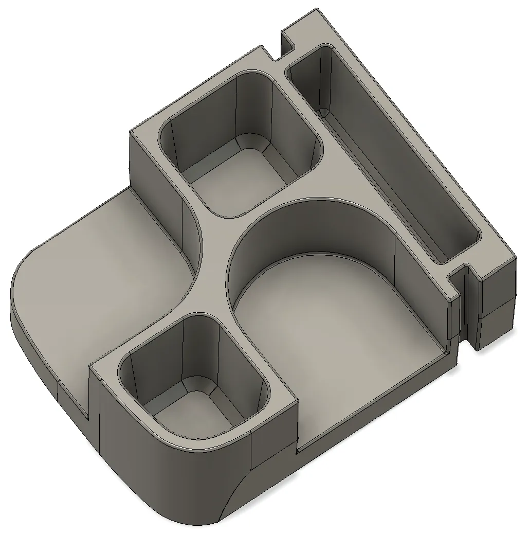 Giá đỡ ly Skoda Kodiaq có hũ tháo rời