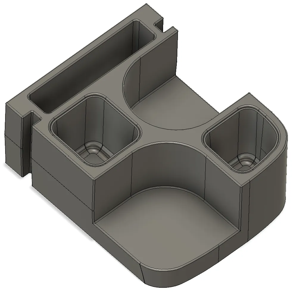 Giá đỡ ly Skoda Kodiaq có hũ tháo rời