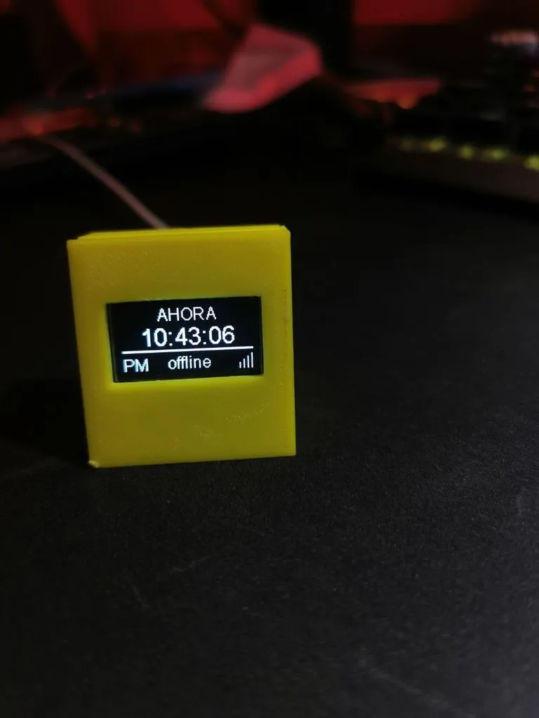 Printer monitor for octoprint ESP01 mini case