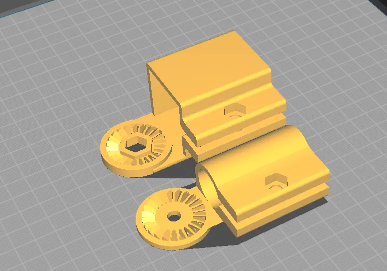 Bộ chuyển đổi khớp nối ống vuông 20x20 mm sang ống tròn 18 mm