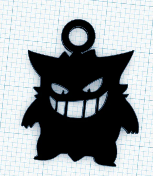 Móc Gengar / Mặt dây chuyền Gengar