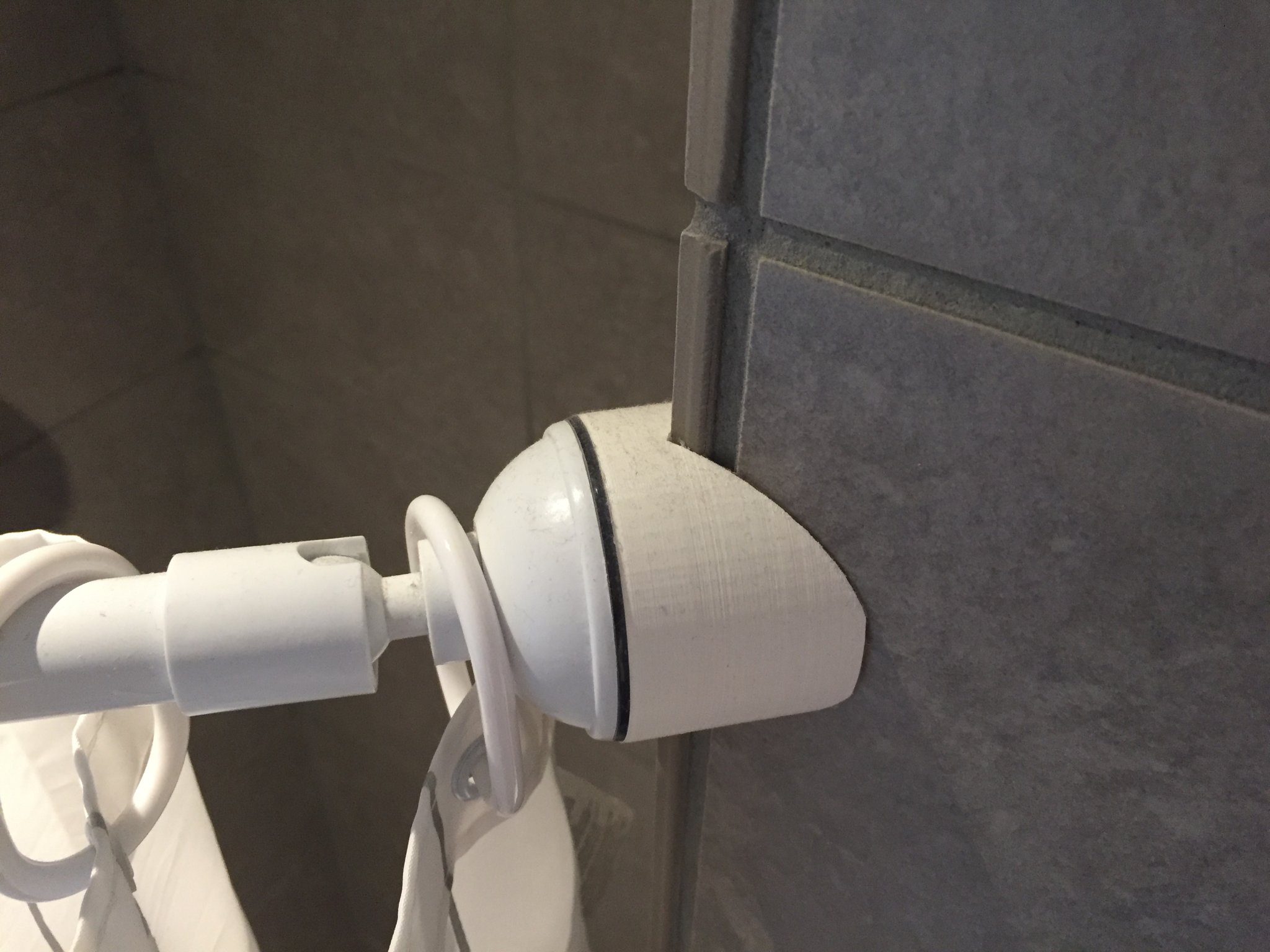 Pát Gắn Rèm Tắm Góc 45 Độ