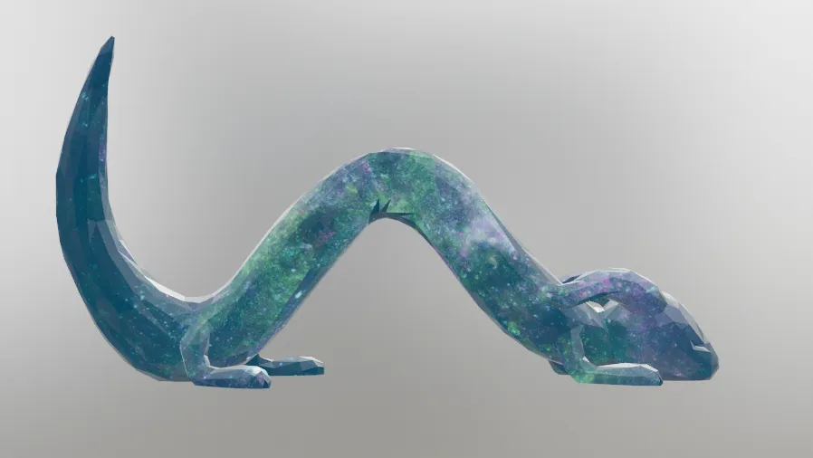 Tiêu đề Lowpoly Noodle Dragon Tóm tắt Một người bạn có vảy t