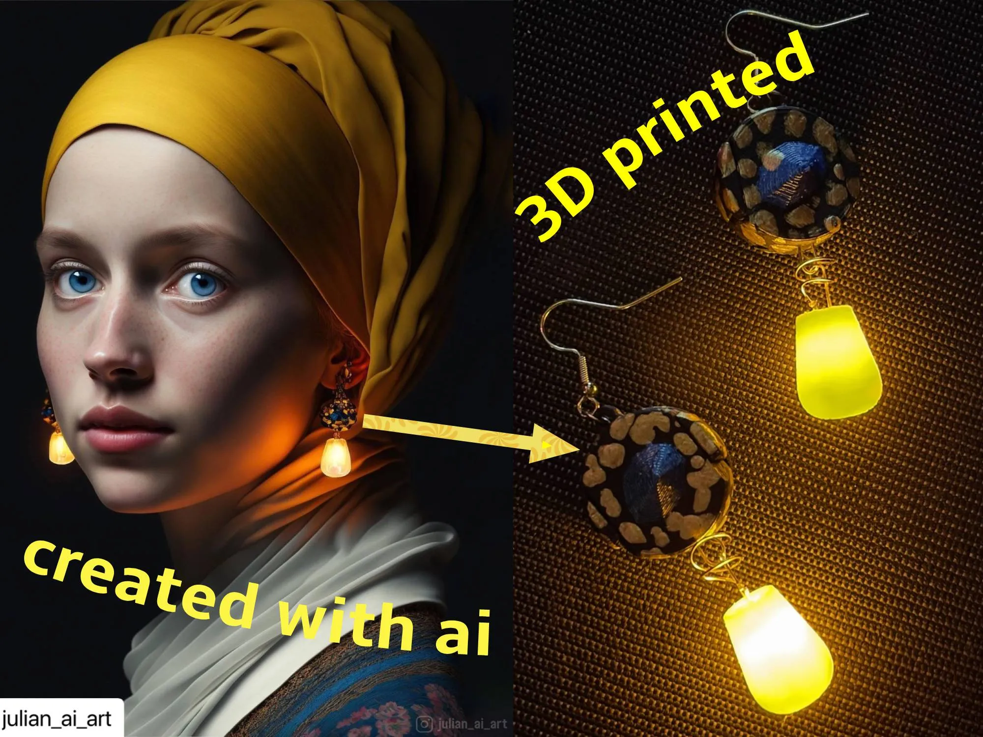 Bông Tai Phát Sáng: Lấy Cảm Hứng Từ "Cô Gái Với Viên Ngọc"