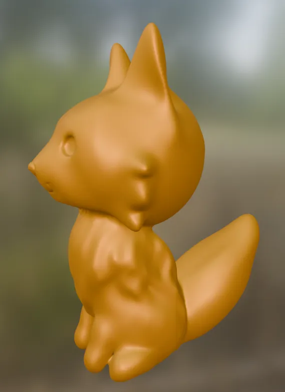 Tiêu đề Cáo Chibi Tóm tắt Một bức tượng cáo chibi ban đầu