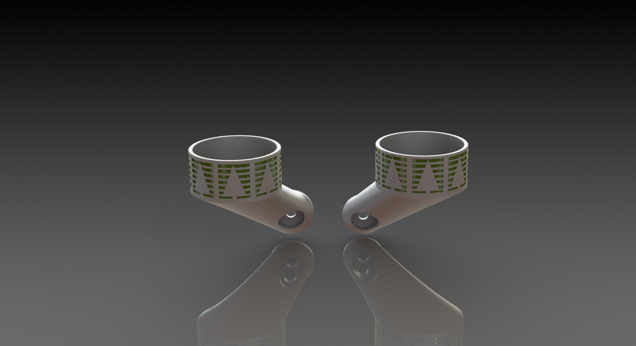 Tea light holder left right wall mount V1.4