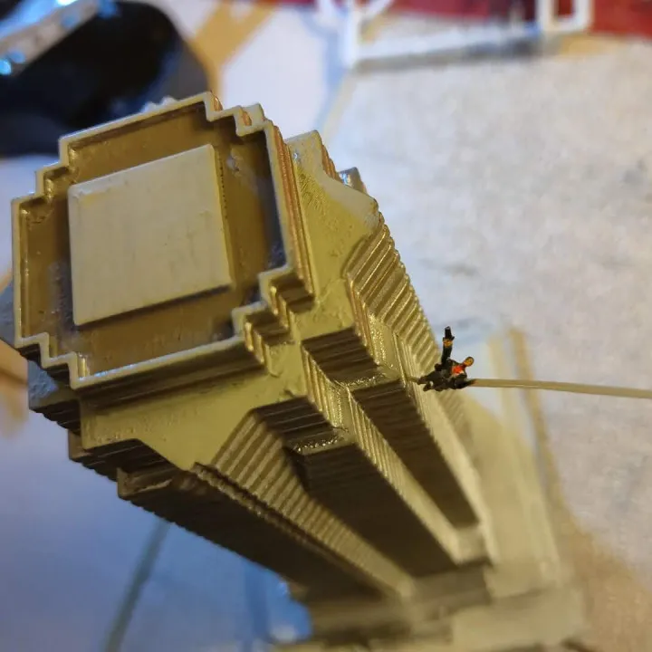 Mô hình tòa nhà Nakatomi Plaza trong phim Die Hard