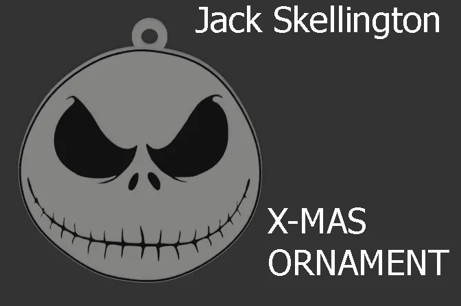 Móc chìa khóa / Đồ trang trí Jack Skellington - The Nightmare Before Christmas