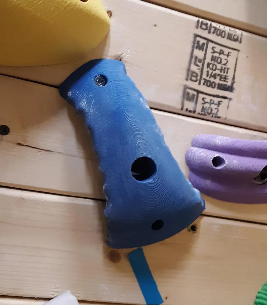 Tiêu đề Blue Forged Jug Pinch Climbing Hold Tóm tắt Một chiếc bìn