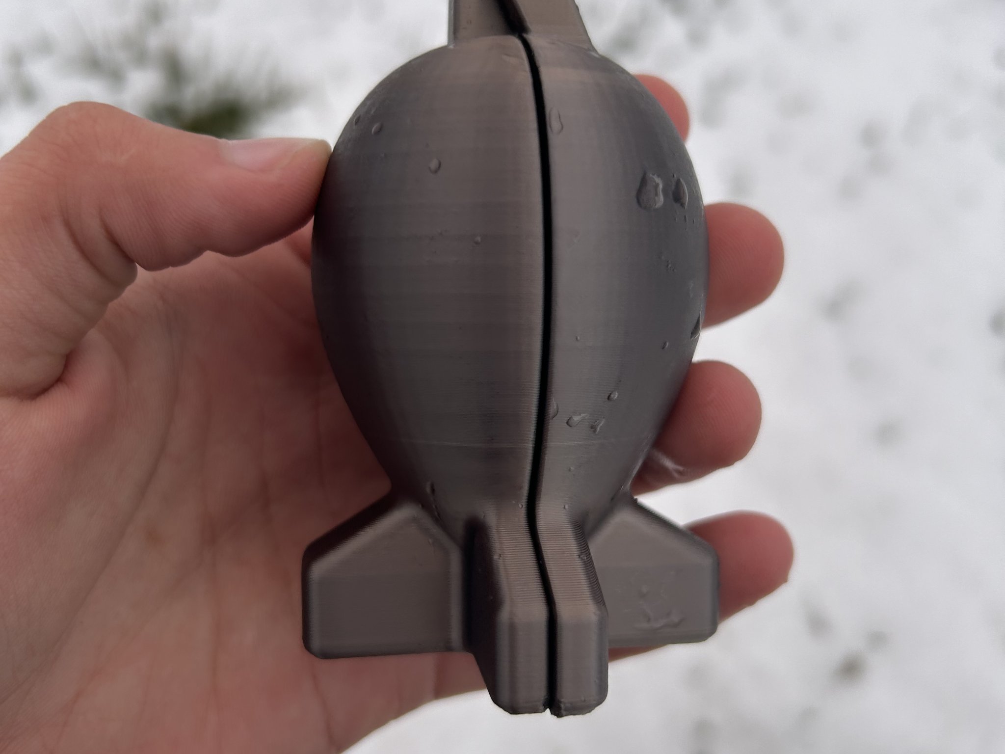 mini nuke snoball mold