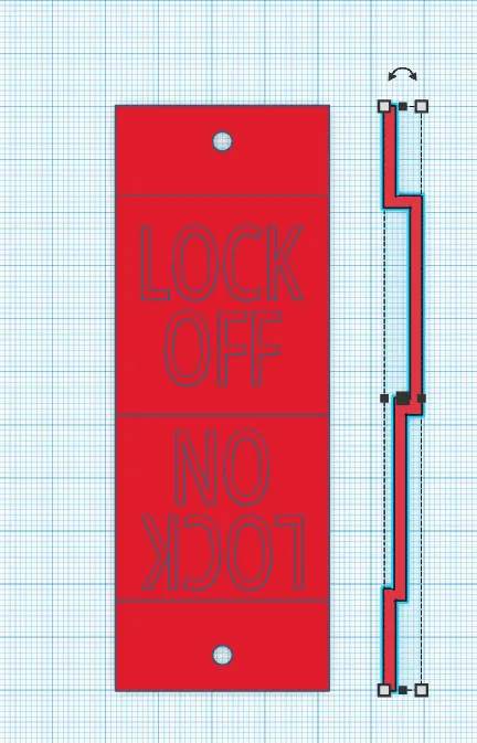 Khóa Công Tắc Decora Vị Trí TẮT-BẬT