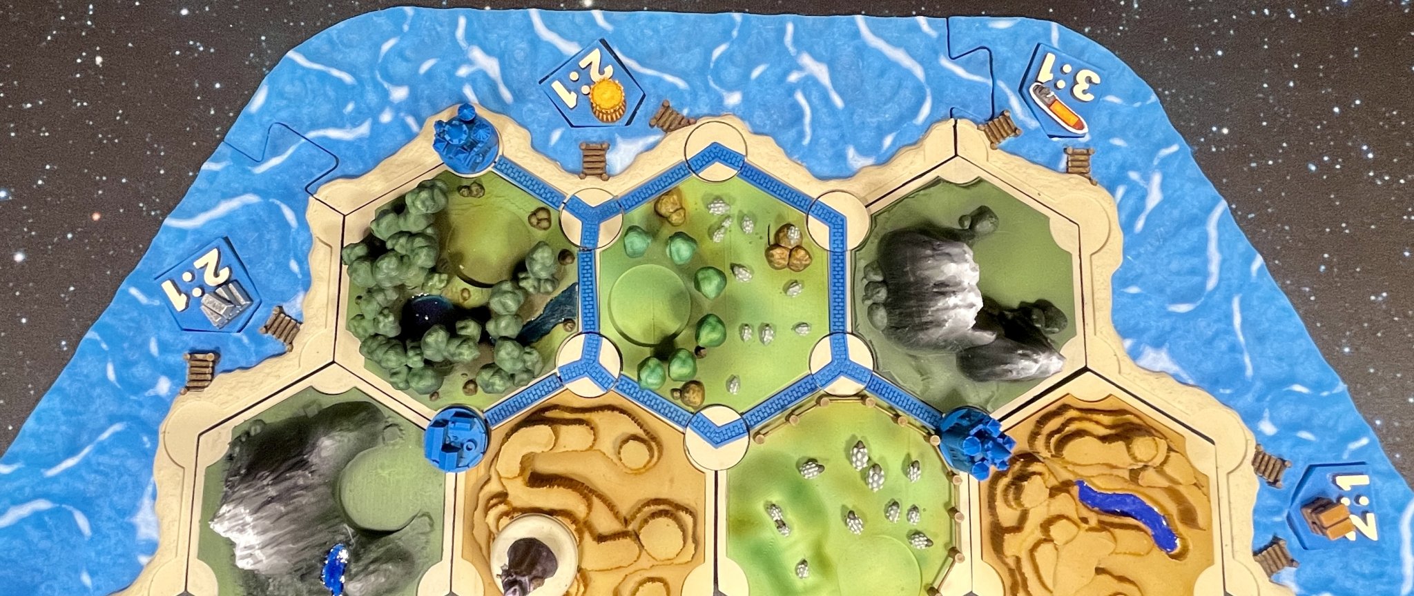 Tiêu đề Ngã tư đường Catan 3D Tóm tắt Phù hợp với thiết k