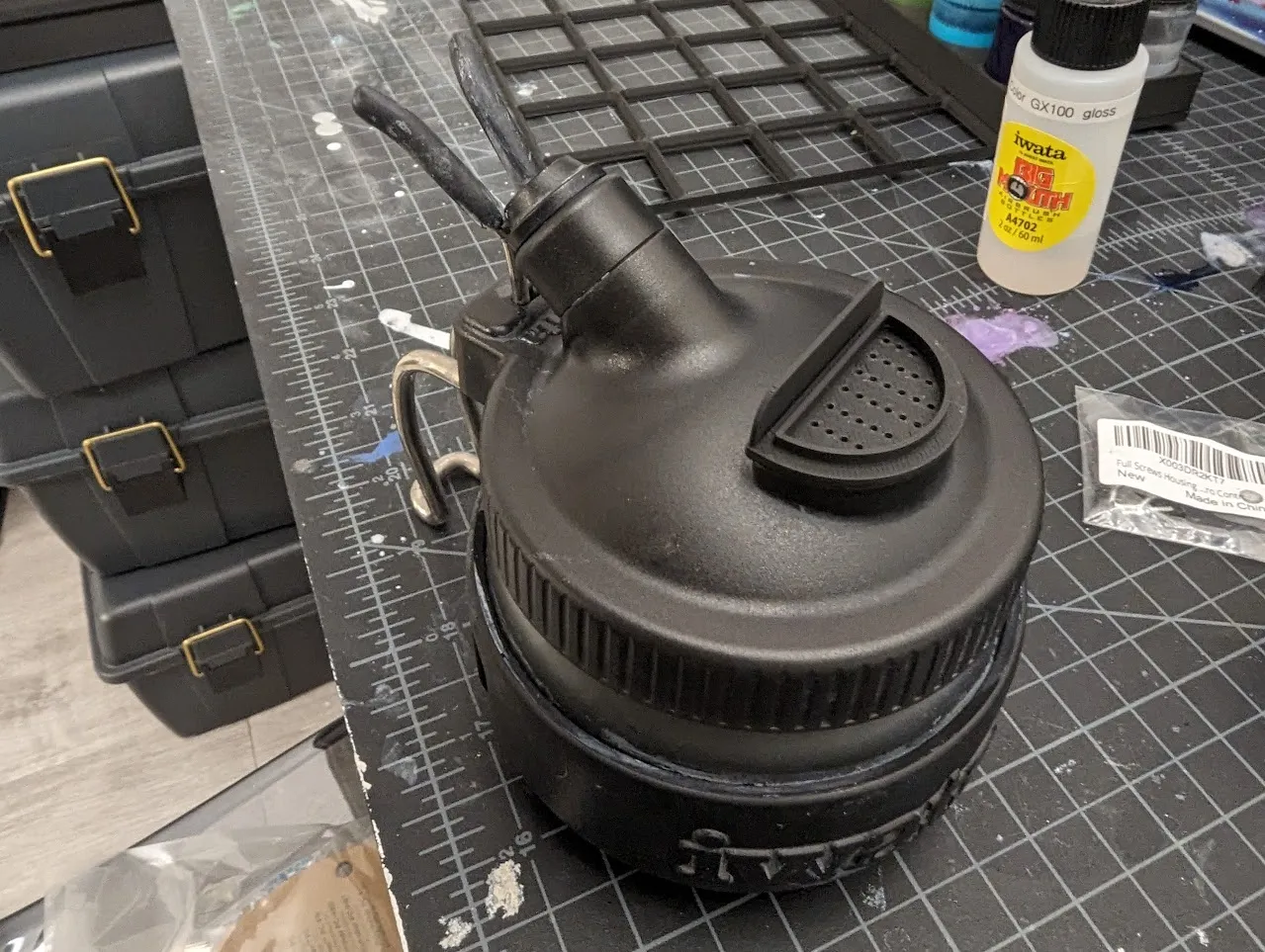 Tiêu đề Giá đỡ bộ lọc bình phun Airbrush - phù hợp với Iwata