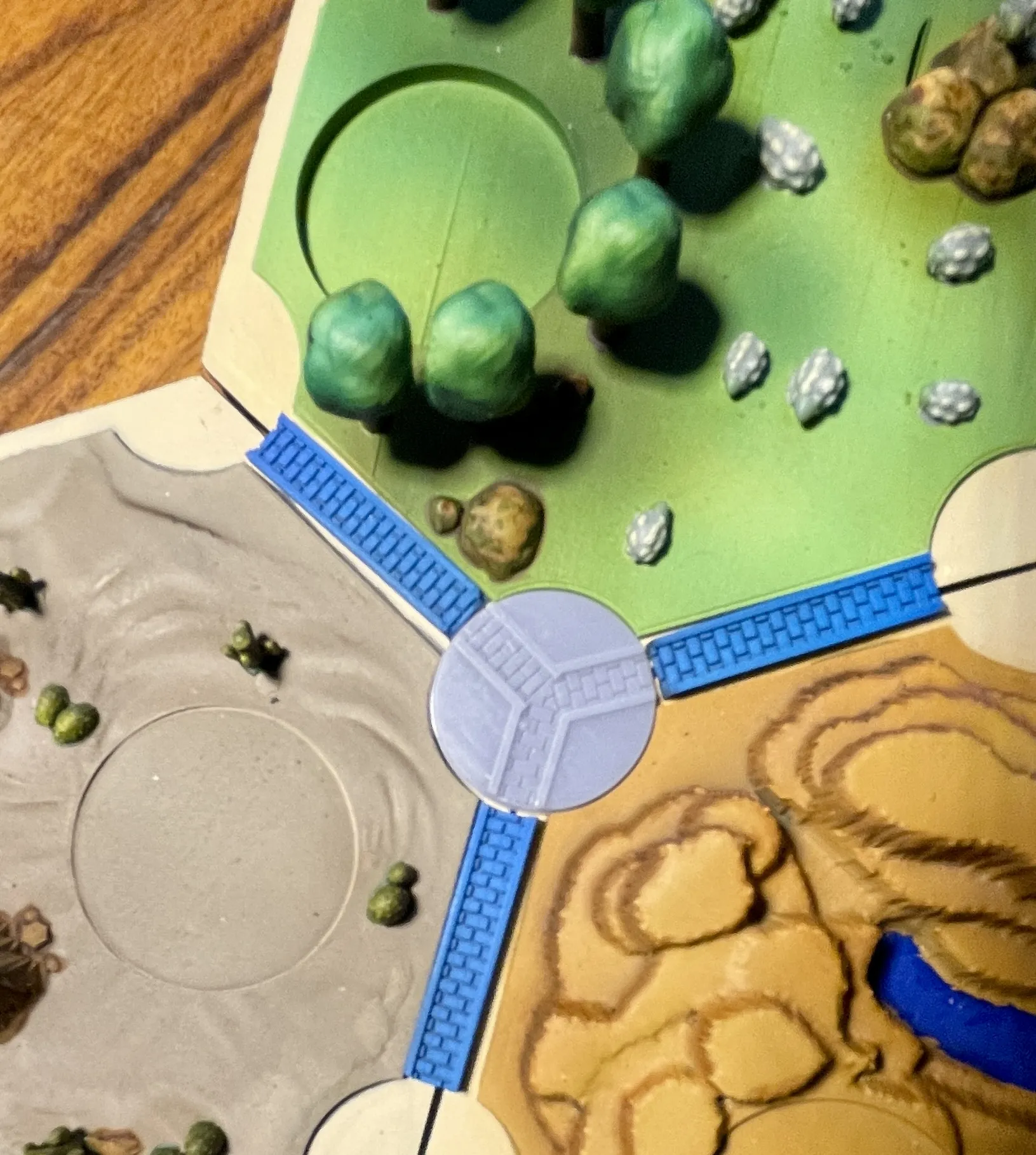 Tiêu đề Ngã tư đường Catan 3D Tóm tắt Phù hợp với thiết k