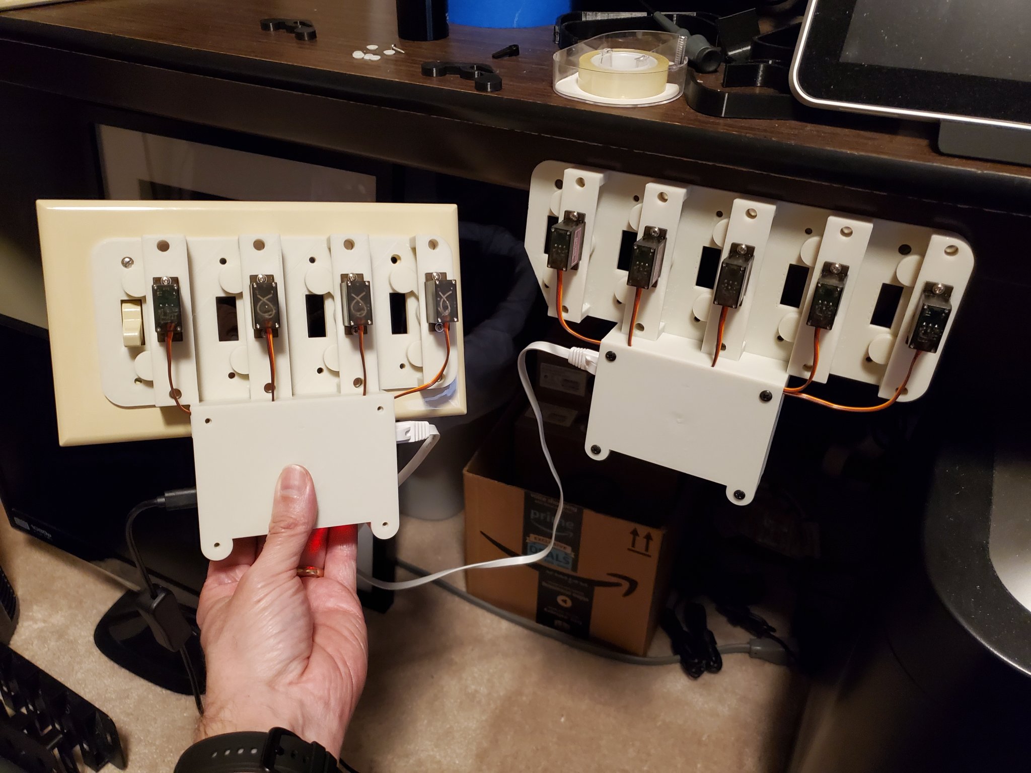 Servo Light Switch Flipper