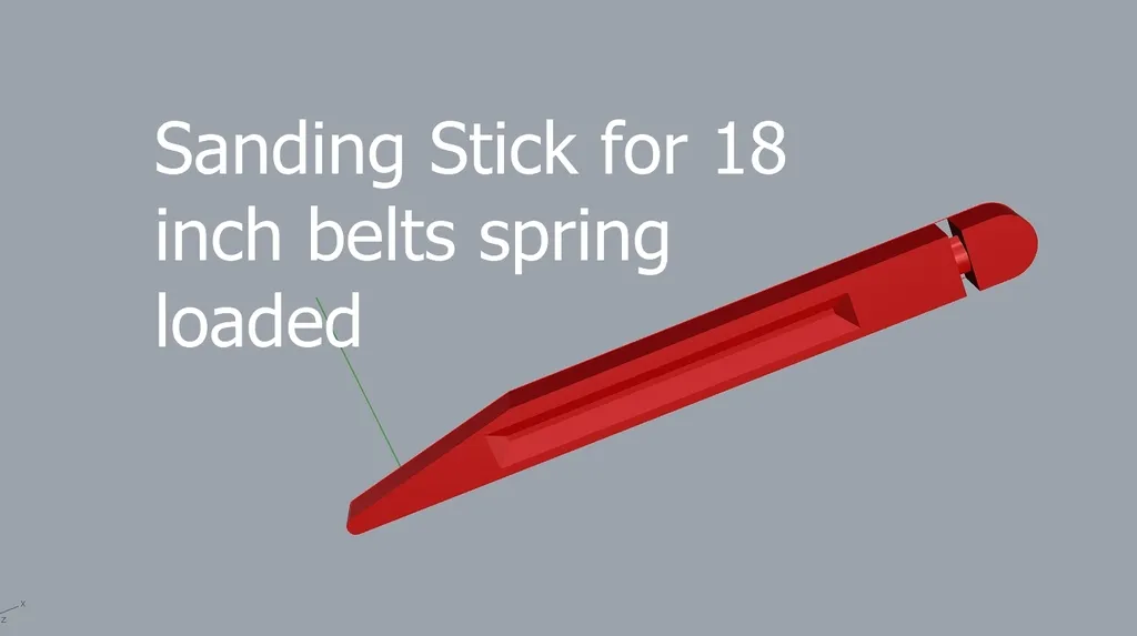 Sanding Stick using 1/2" x18" Belts