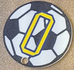 Soccer Ball Earrings/Keychain/Pendant