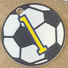 Soccer Ball Earrings/Keychain/Pendant