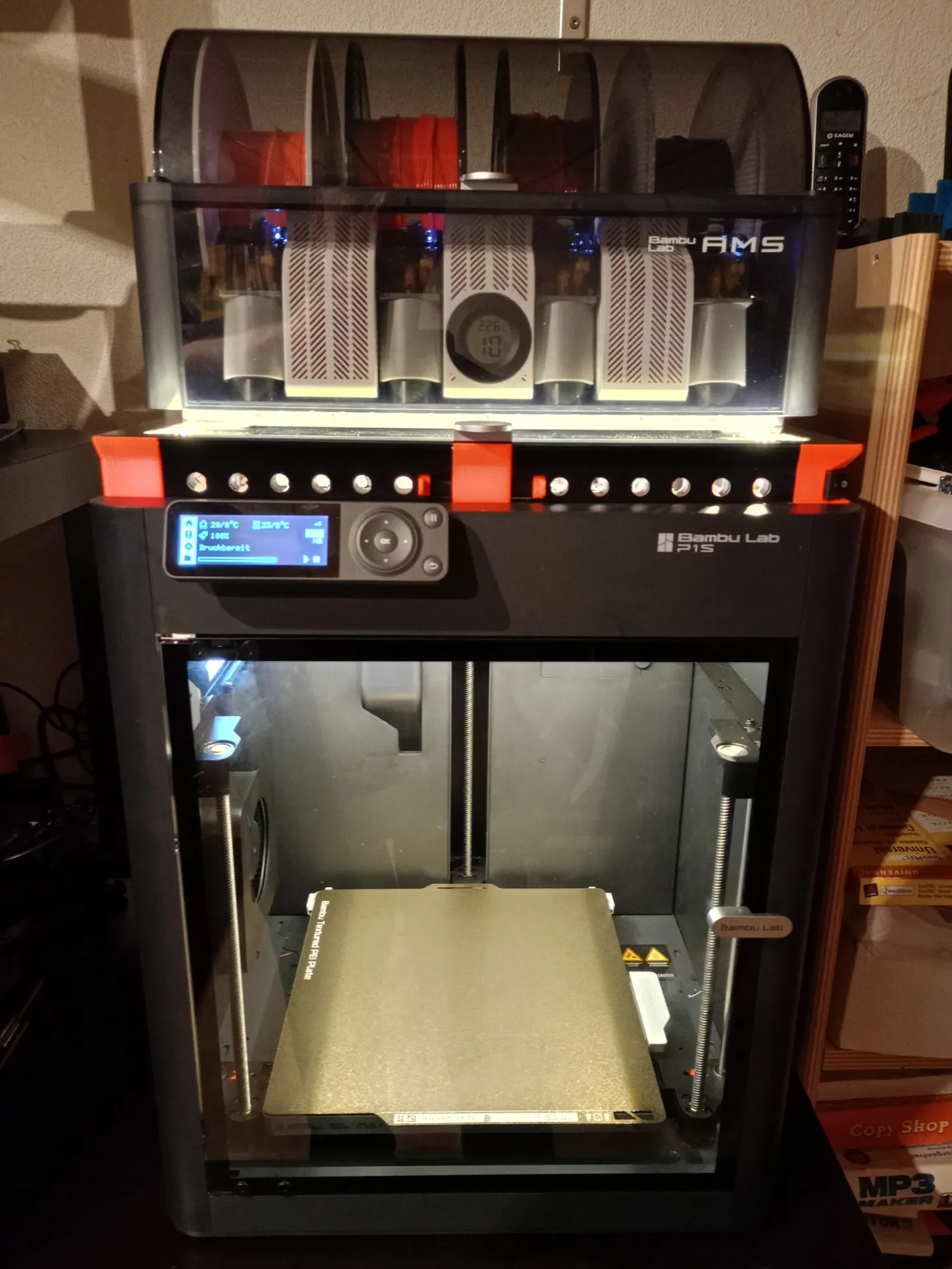 Tiêu đề Riser cho Bambulab P1S có thông gió và ánh sáng Tóm tắt