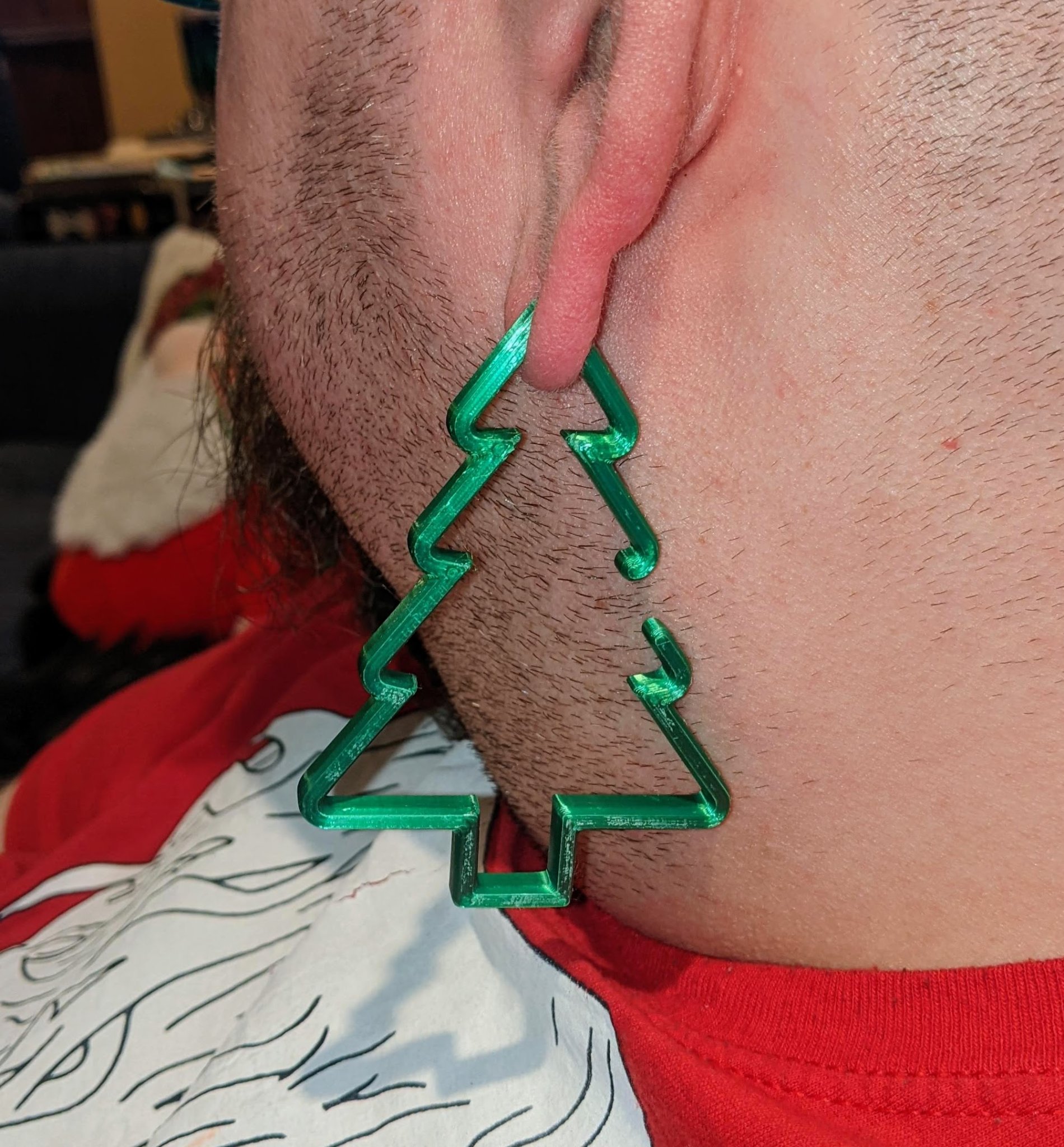 Bông Tai Cây Thông Noel Cho Lỗ Tai Xỏ Khuyên