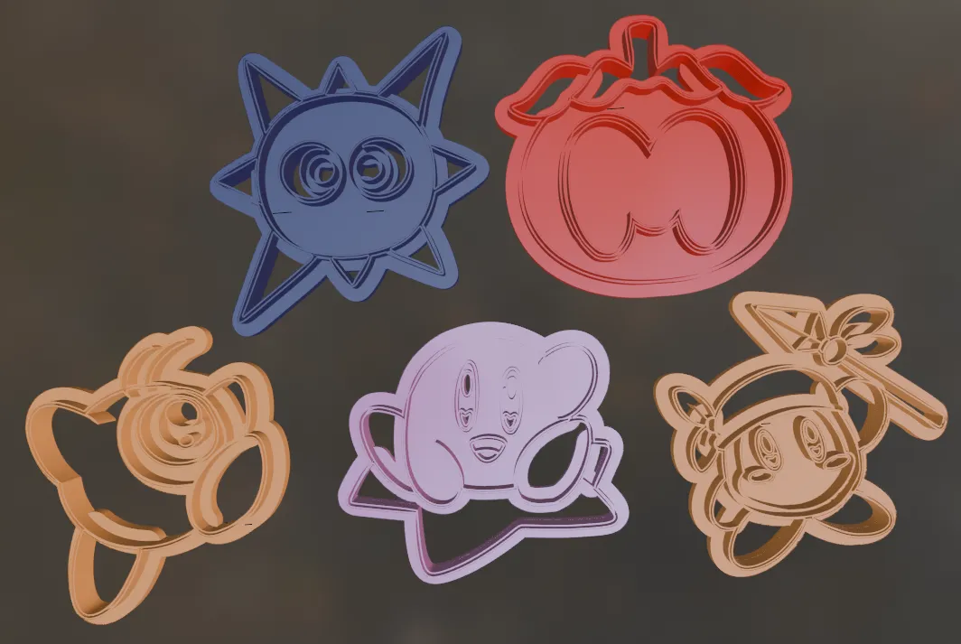 Tiêu đề Bộ 5 khuôn cắt bánh quy - Kirby Tổng hợp Máy cắt bá