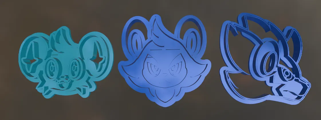 Tiêu đề Bộ cắt bánh quy Shinx Evolution Line - Pokemon Tổng hợp