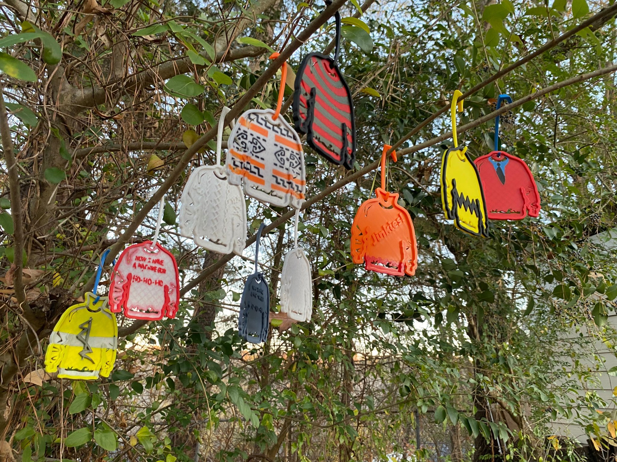 Ugly Christmas Sweater Ornament Decorations