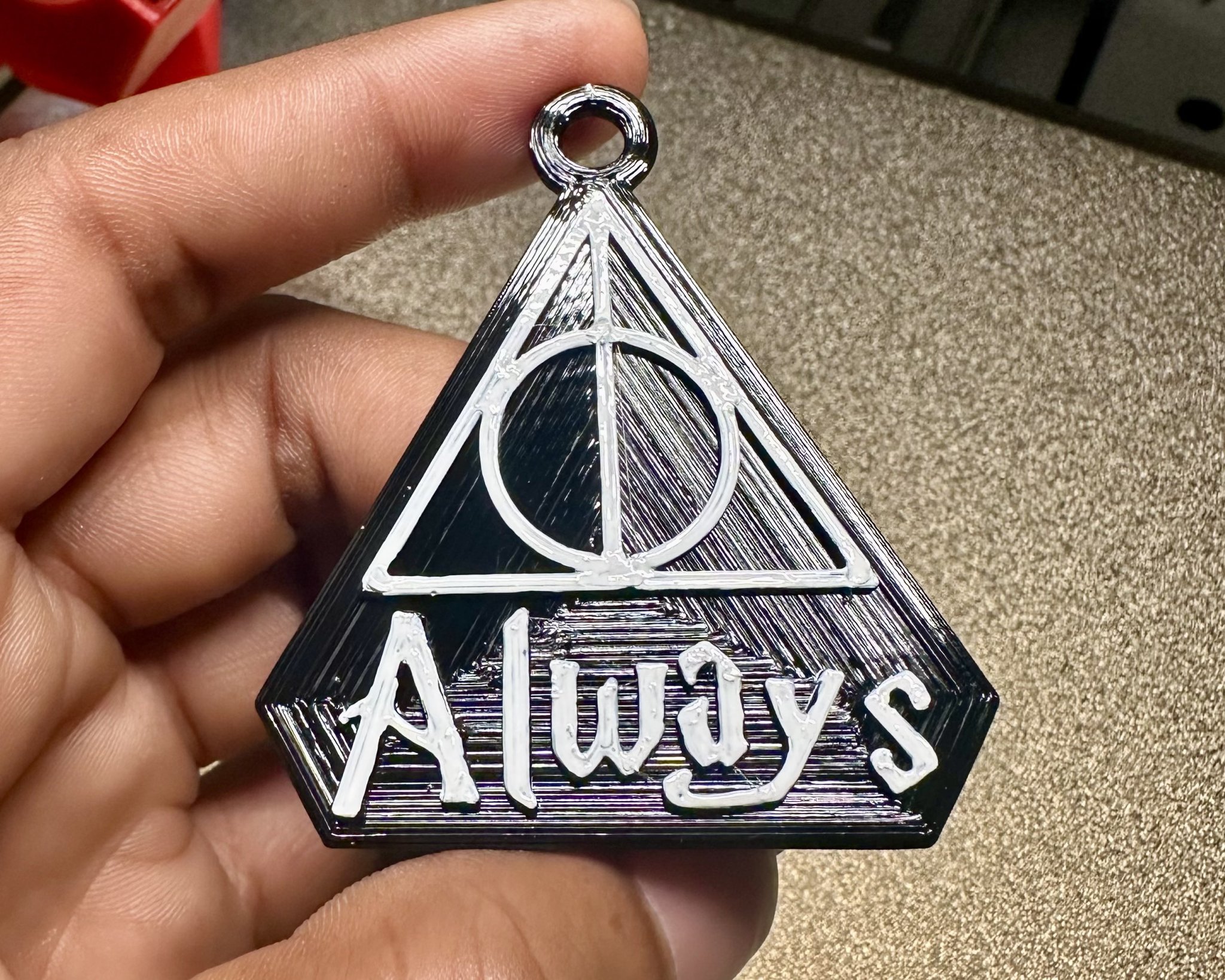 Móc khóa/Mặt dây chuyền Bảo bối Tử thần - Luôn Luôn