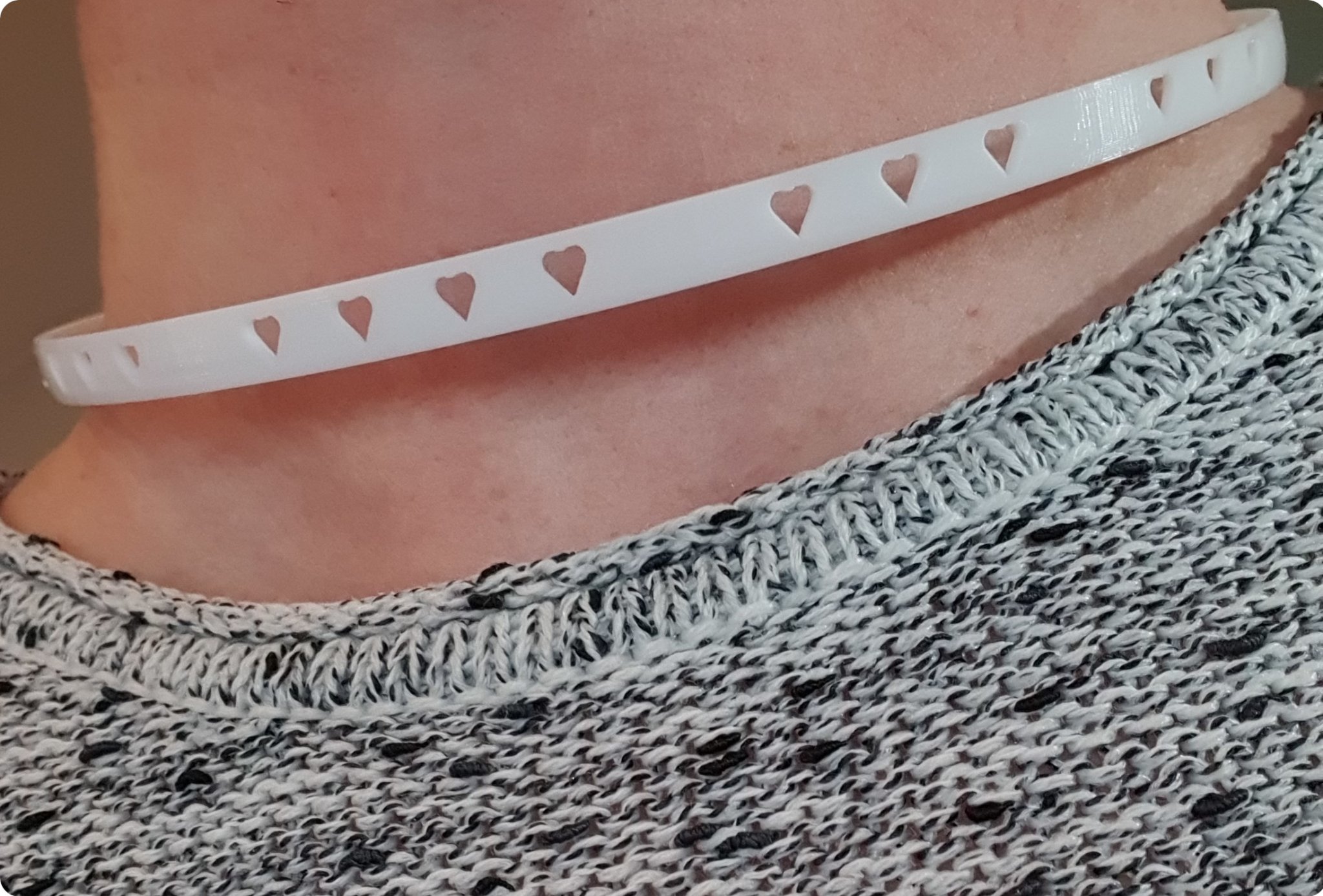 Tiêu đề Vòng cổ vòng tay hình trái tim Armreif und Passenger Halsreif