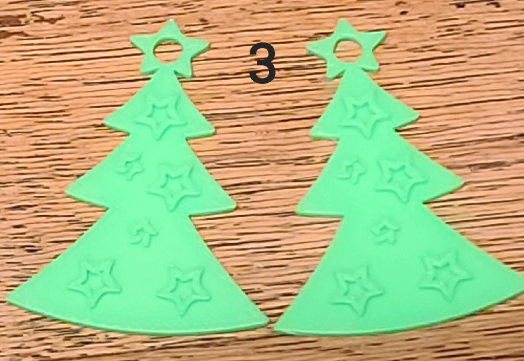 7 Christmas Tree Earrings/Ornament/Pendant