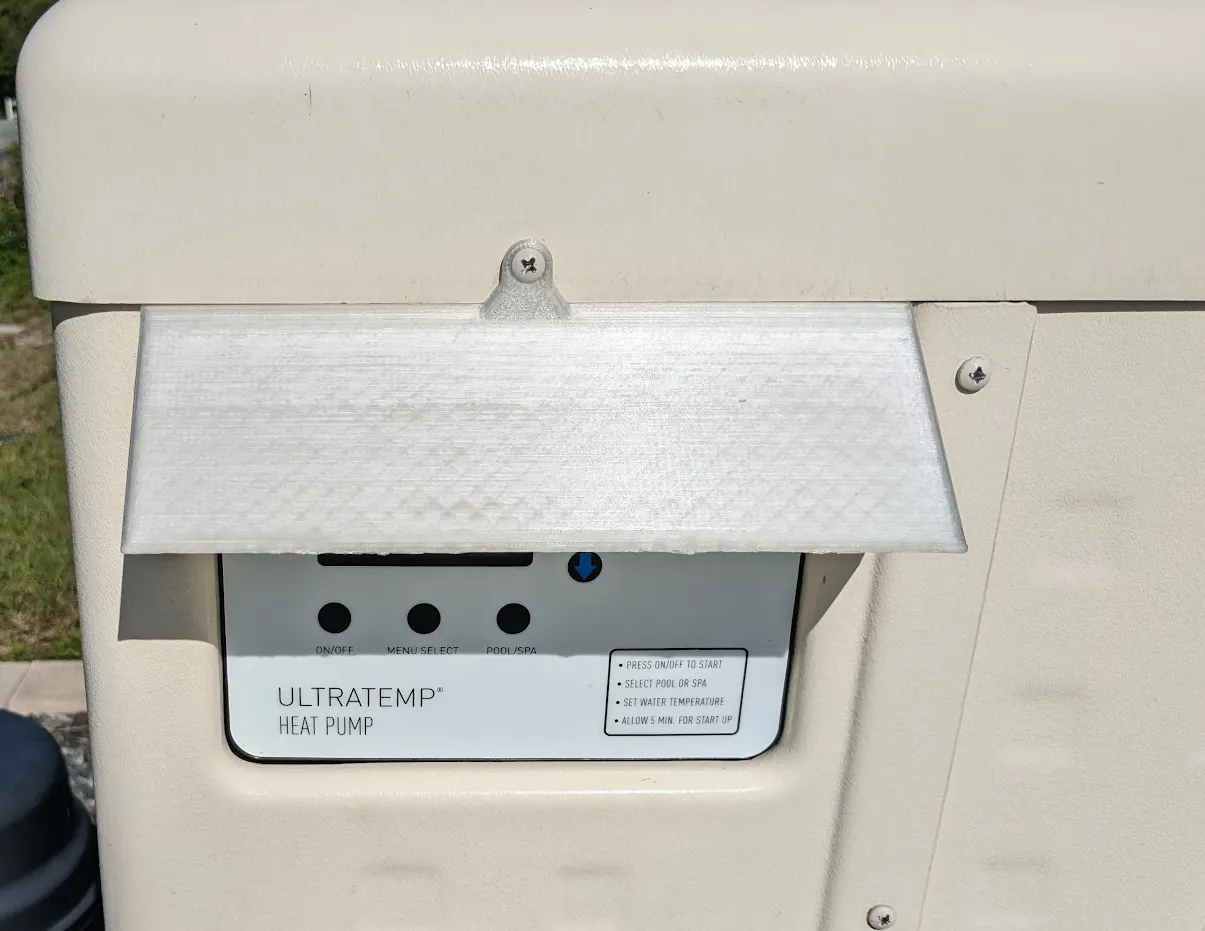 Tiêu đề Bóng tấm che màn hình máy bơm nhiệt Pentair UltraTemp T